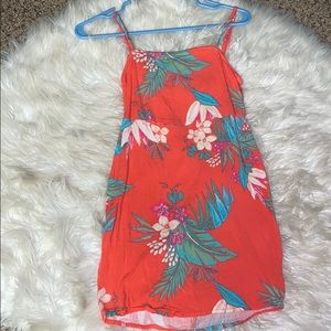 Flower print dress